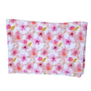 2022 Lilly Bloom Floral Soft Security Lovey Blanket 28" X 39"